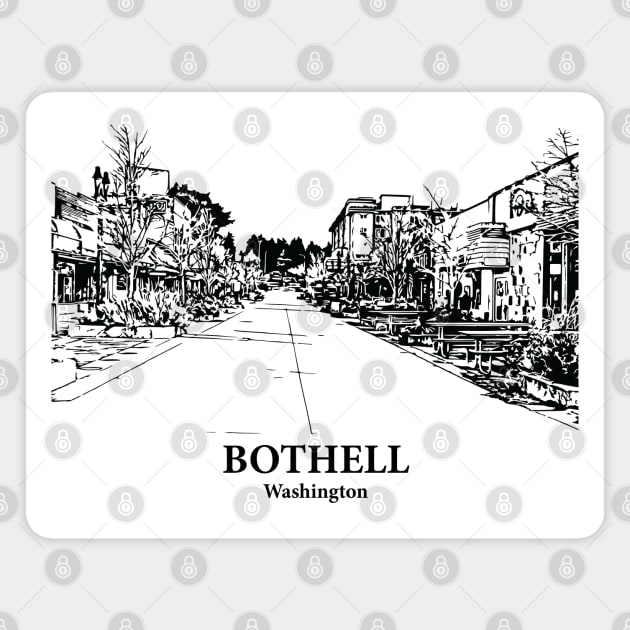 Bothell - Washington Magnet by Lakeric